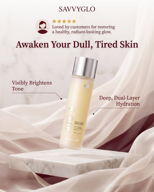 Age-R Glutathione Glow Toner key benefits