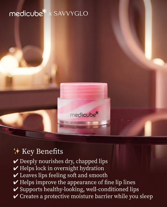 PDRN Lip Sleeping Mask key benefits