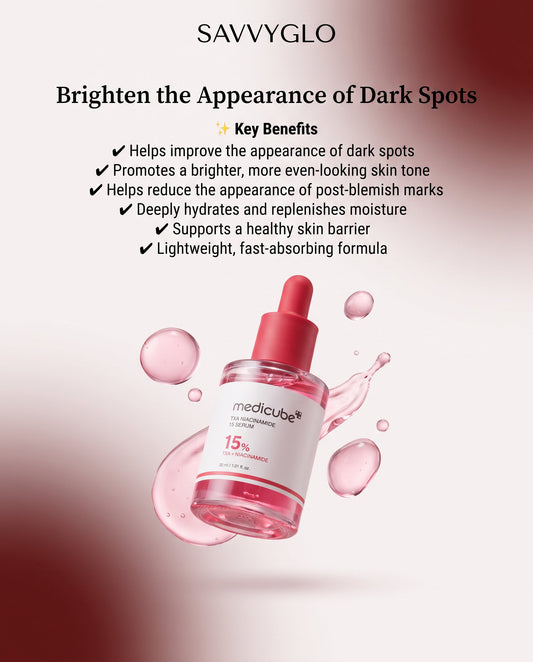 TXA Niacinamide 15 Serum key benefits