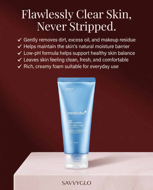 Zero Foam Cleanser key benefits