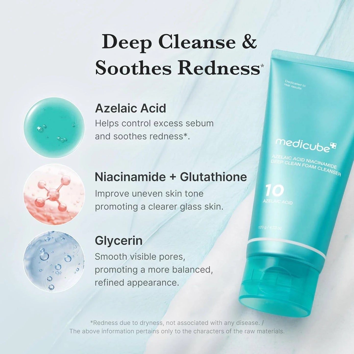 Azelaic Acid Niacinamide Deep Clean Foam Cleanser