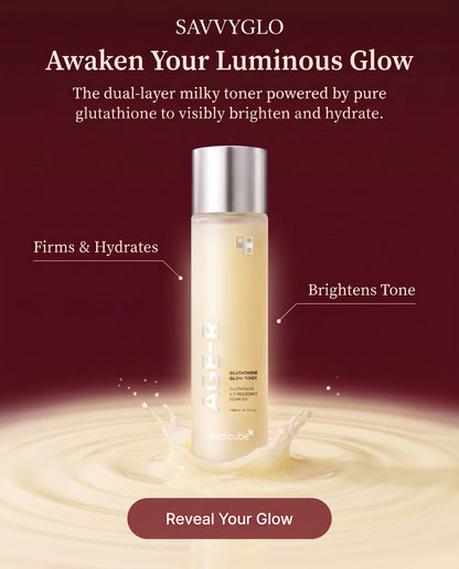 How to use Age-R Glutathione Glow Toner