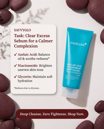 Azelaic Acid Niacinamide Deep Clean Foam Cleanser ingredients