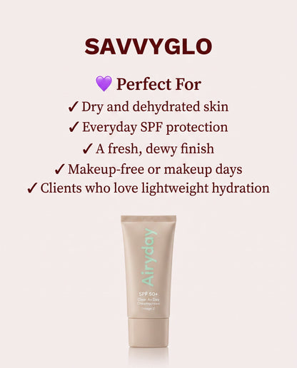 Clear as Day SPF50+ Dreamscreen 75ml perfect for