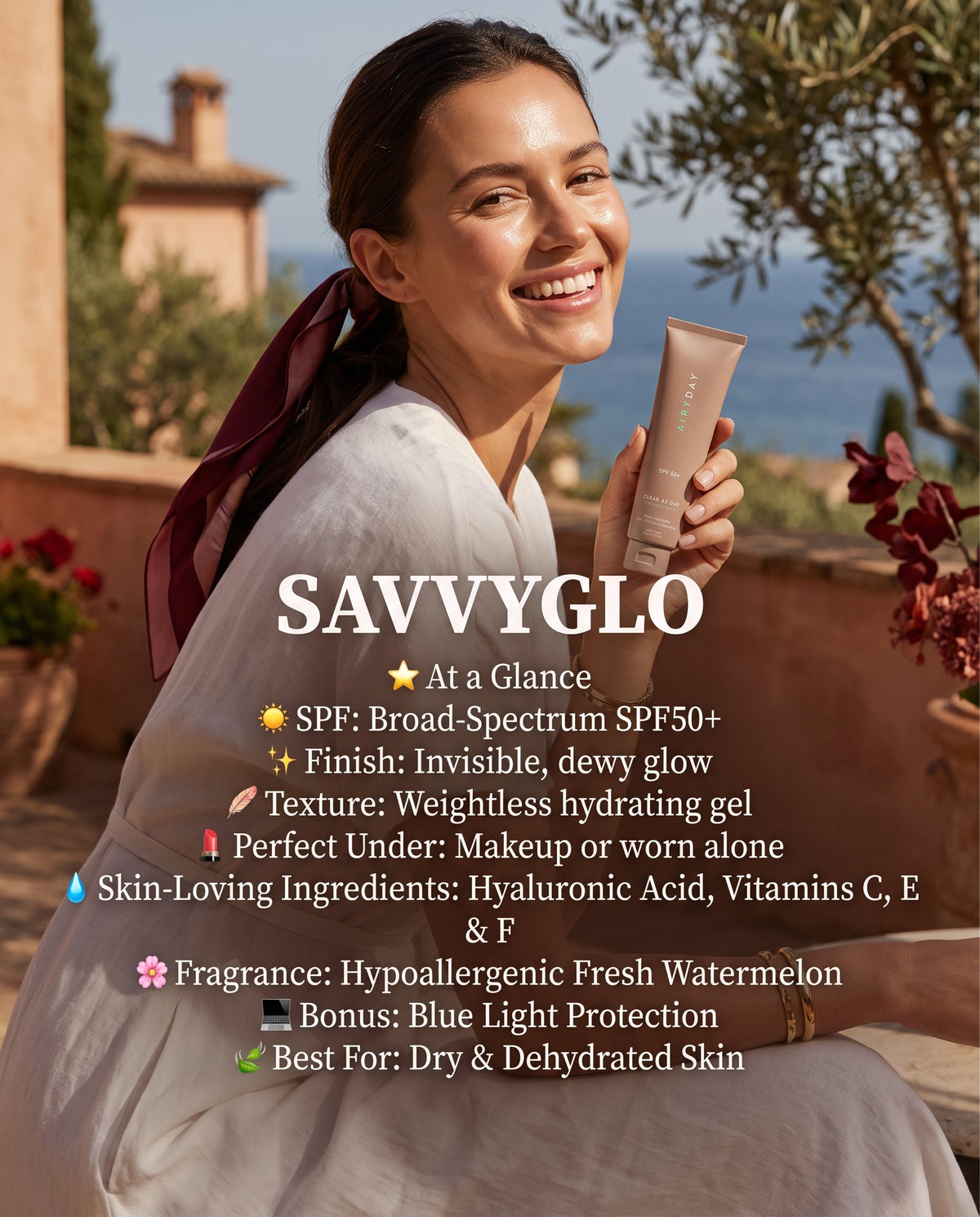 At a glance Clear as Day SPF50+ Dreamscreen 75ml