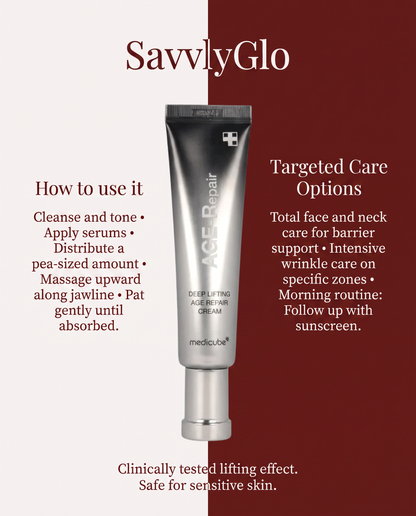How to use Deep Lifting Age Repair Cream