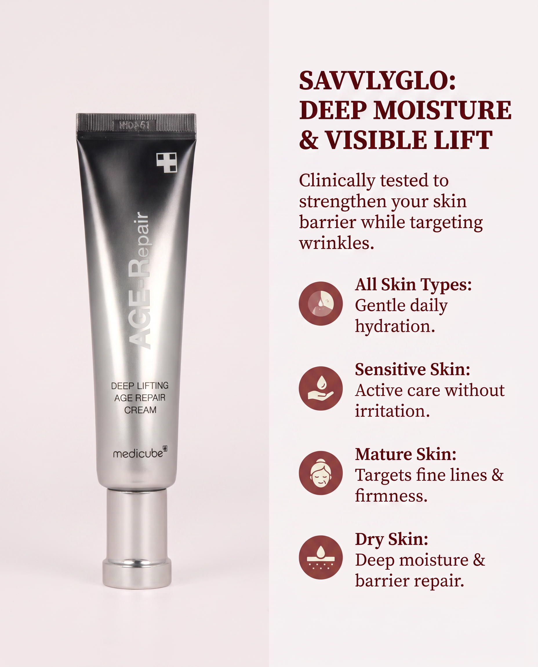 Deep Lifting Age Repair Cream skin types