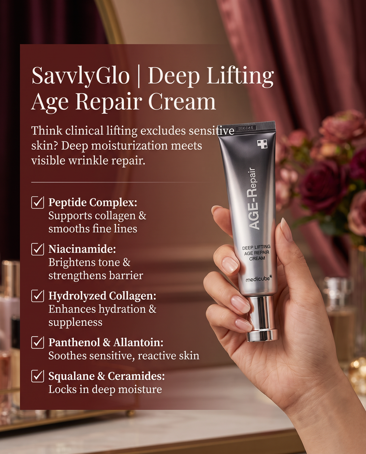 Deep Lifting Age Repair Cream ingredients