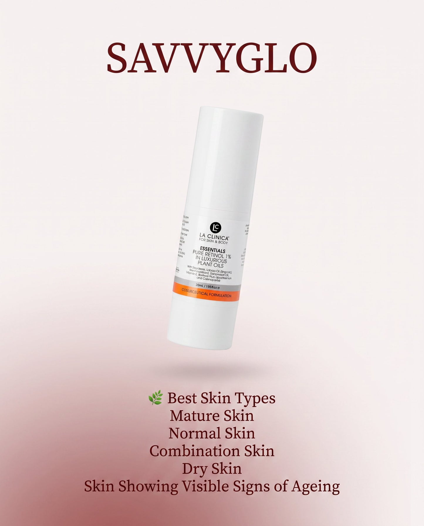 Essentials Pure Retinol 1% Plant Oil skin types