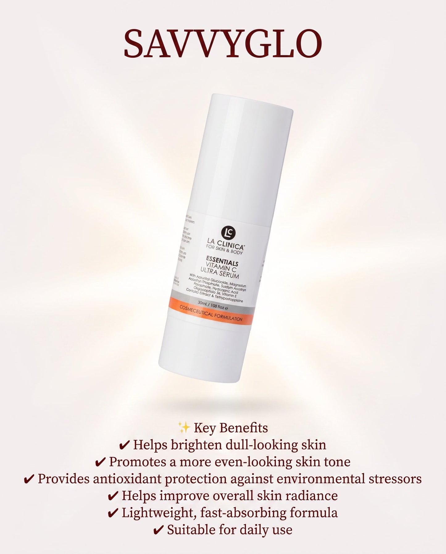 Essentials Vitamin C Ultra Serum key benefits