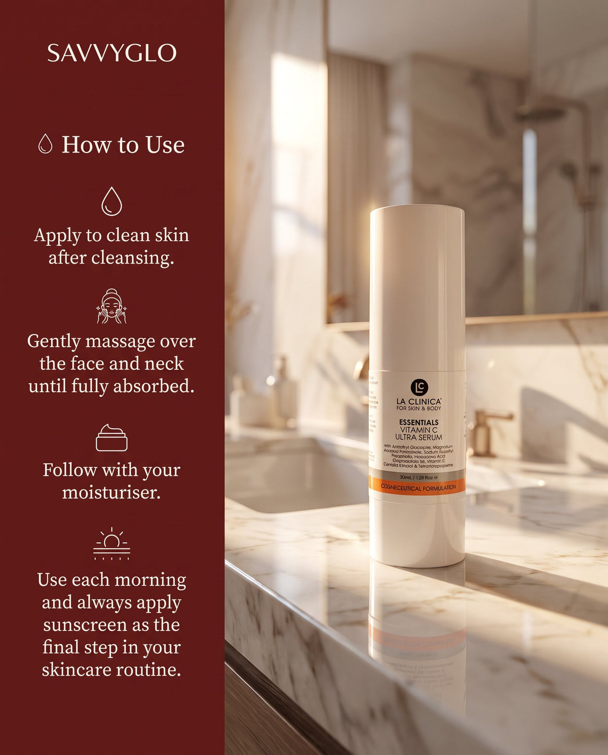 How to use Essentials Vitamin C Ultra Serum