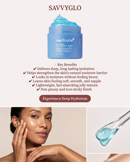 Hyaluronic Ceramide Jelly Cream key benefits