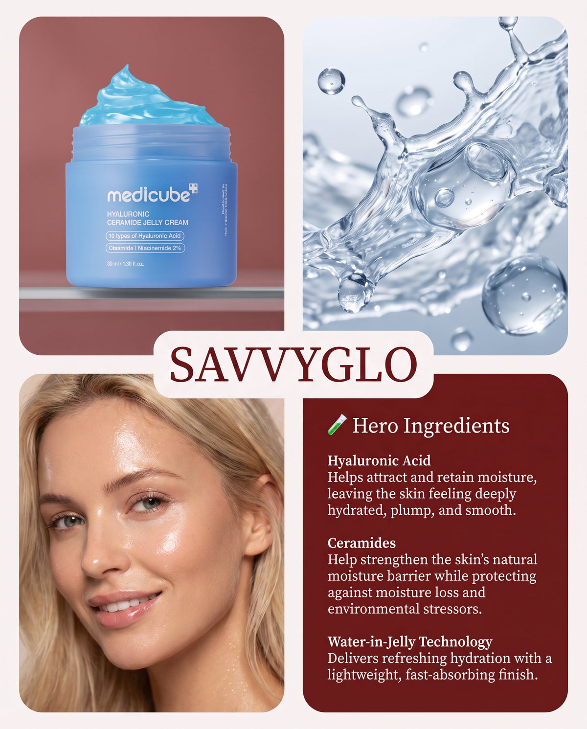 Hyaluronic Ceramide Jelly Cream ingredients
