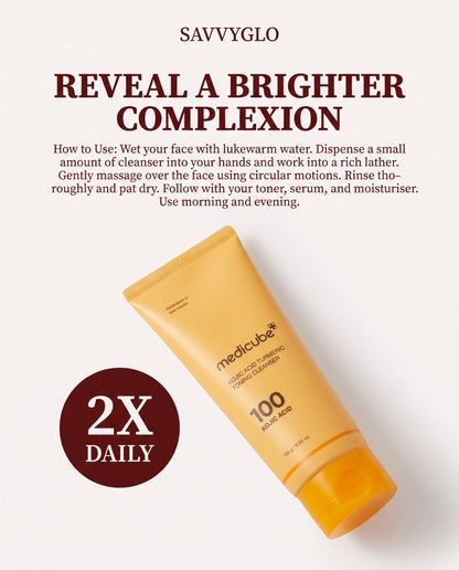 How to use Kojic Acid Turmeric Toning Cleanser