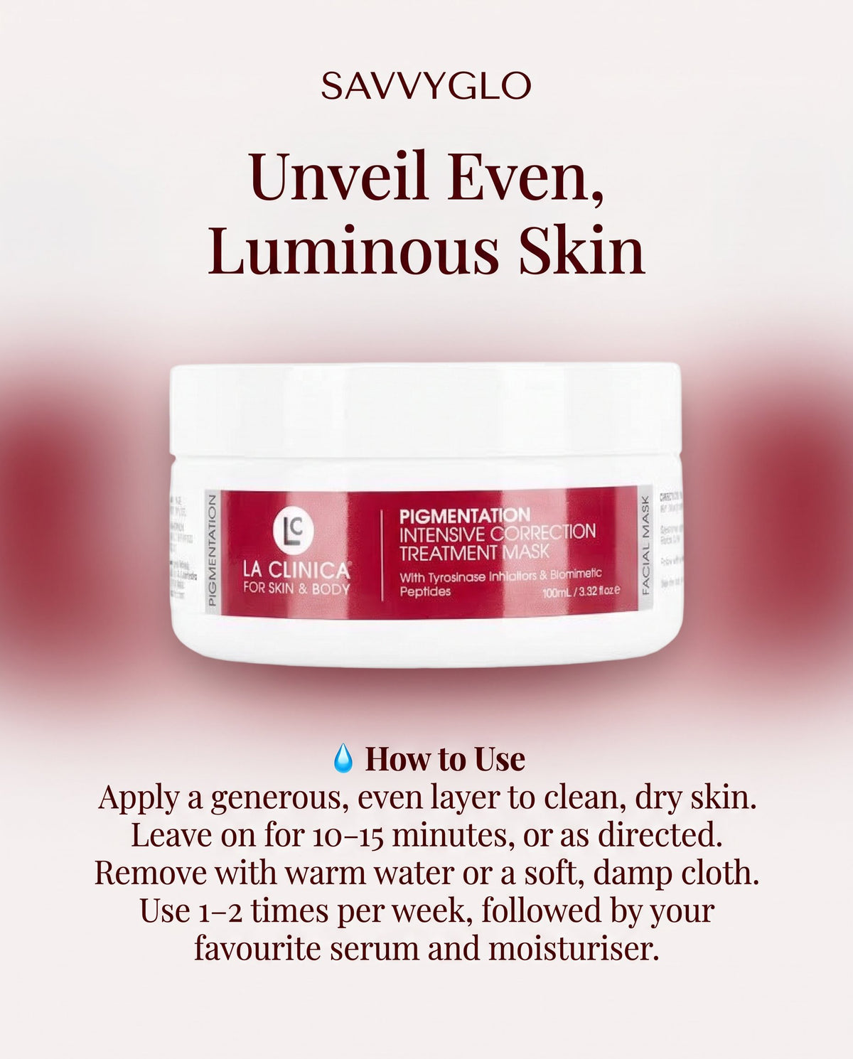How to use Brightening Treatment Mask