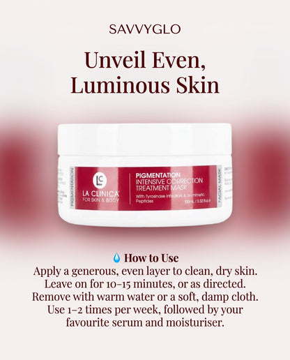 How to use Brightening Treatment Mask
