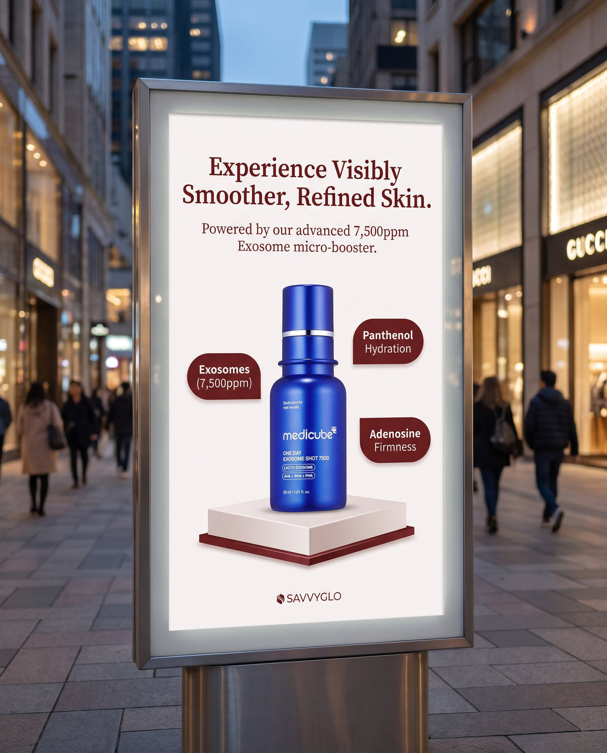Medicube One Day Exosome Shot Pore Serum 7500 ingredients