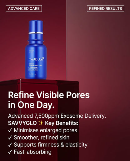 Medicube One Day Exosome Shot Pore Serum 7500 suitable skin types
