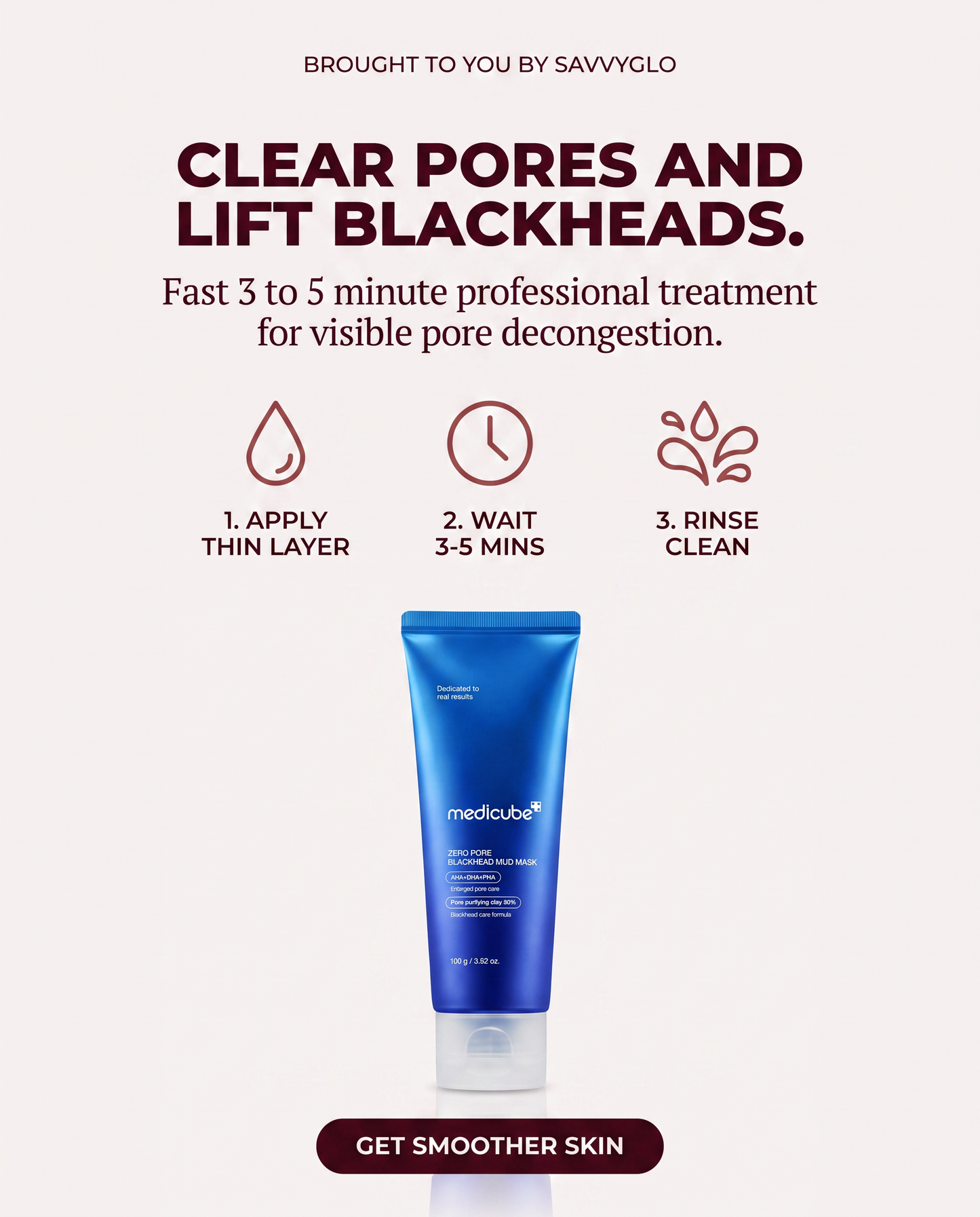 How to use Zero Pore Blackhead Mud Mask