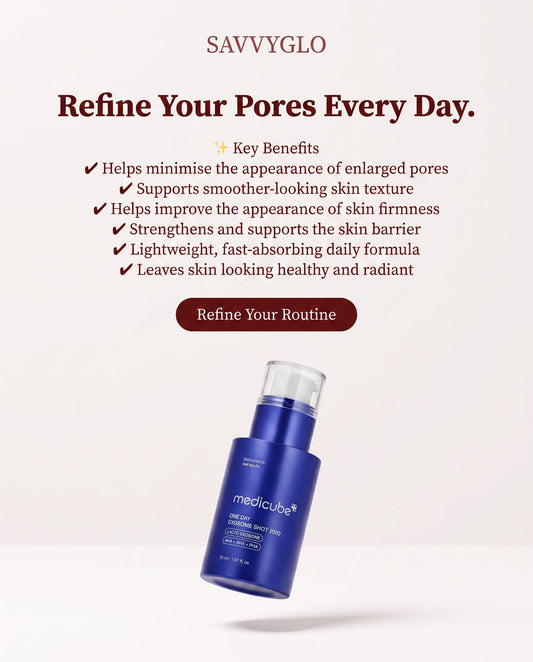 One Day Exosome Shot Pore Serum 2000 key benefits
