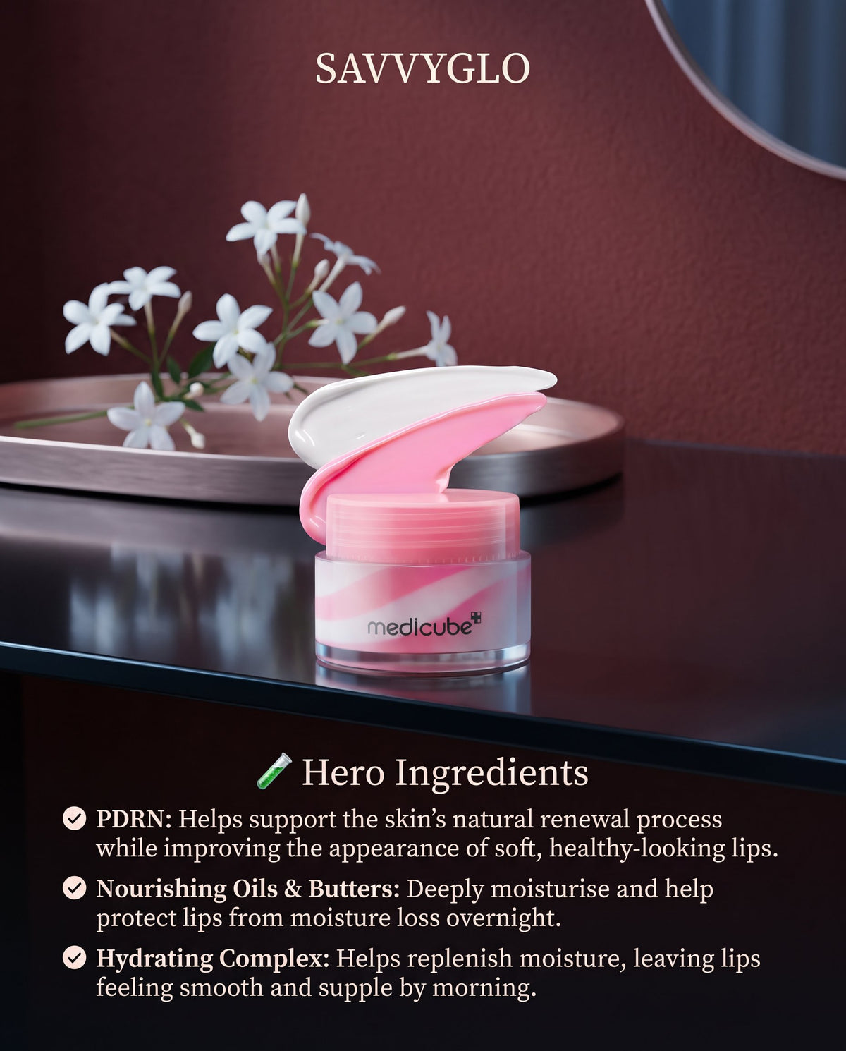 PDRN Lip Sleeping Mask ingredients