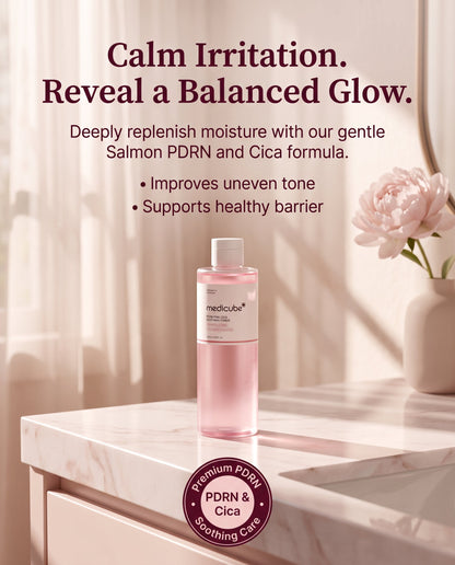 Medicube PDRN Pink Cica Soothing Toner key benefits