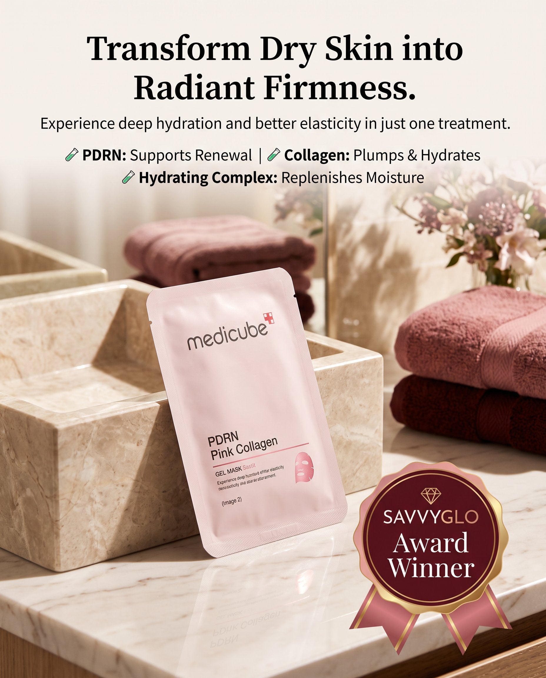 PDRN Pink Collagen Gel Mask ingredients
