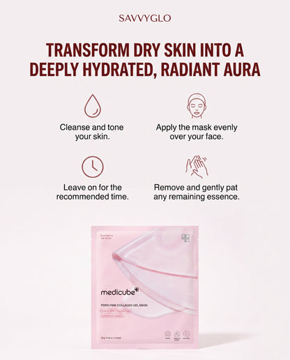 how to use PDRN Pink Collagen Gel Mask 
