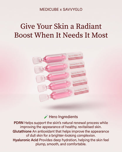 Medicube PDRN Pink One Day Serum ingredients