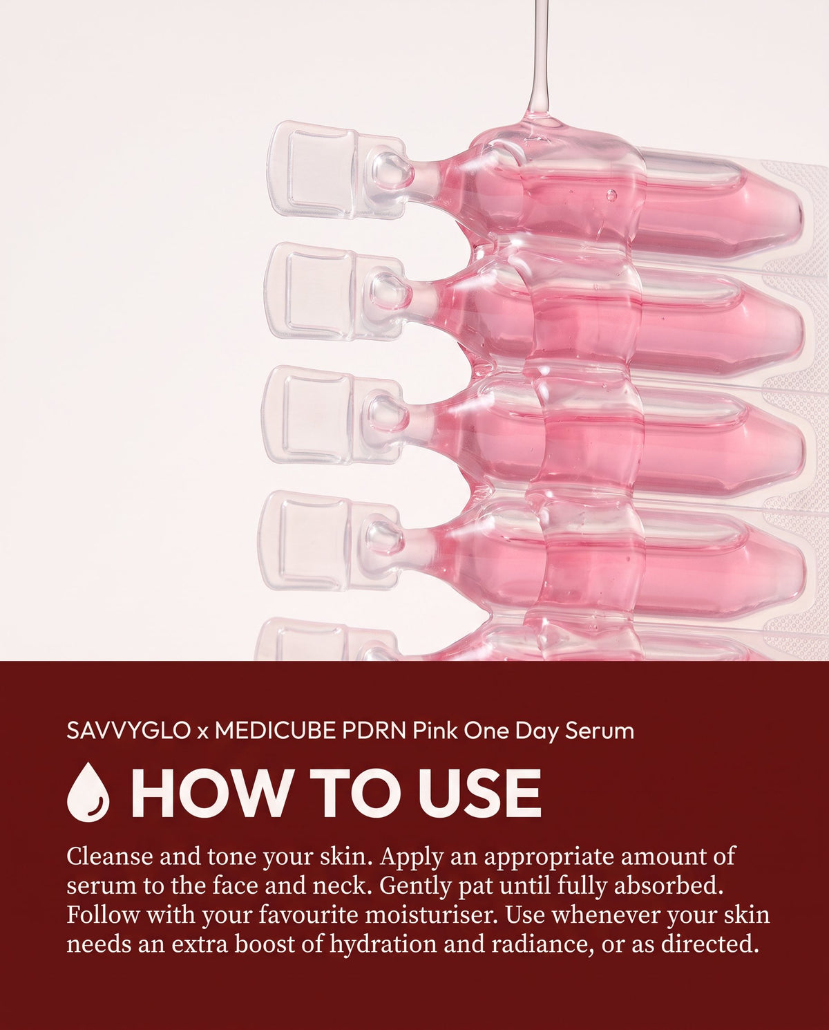 How to use Medicube PDRN Pink One Day Serum