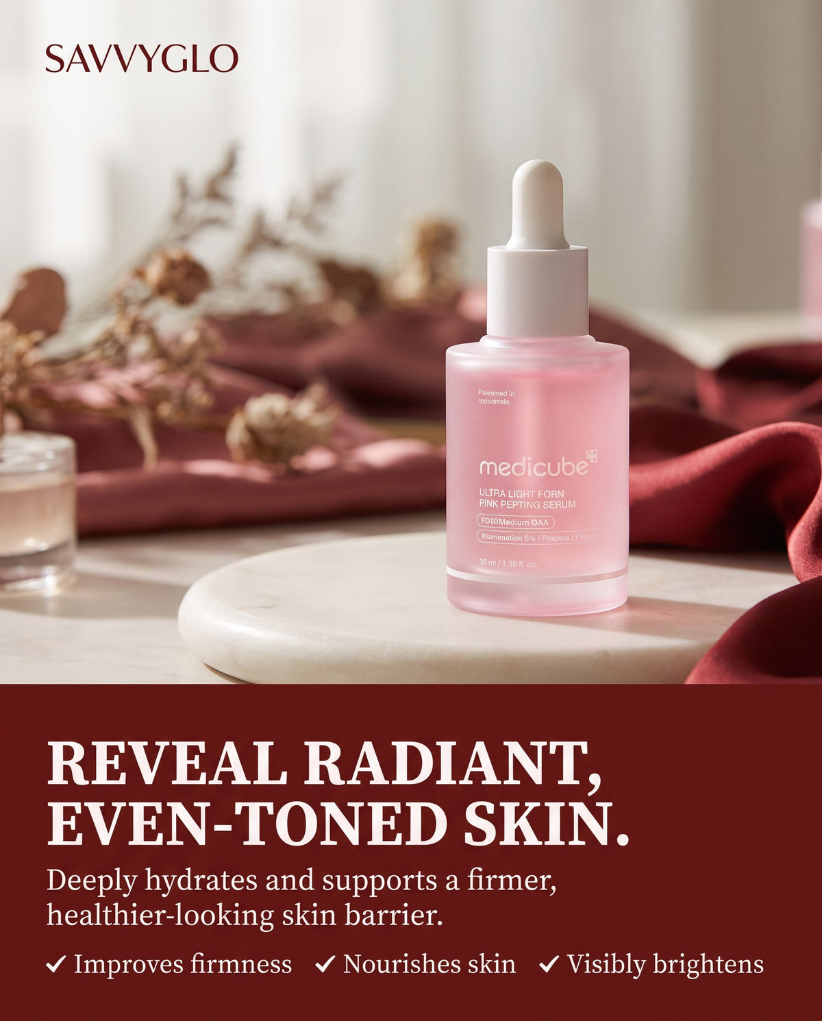 PDRN Pink peptide serum skin types
