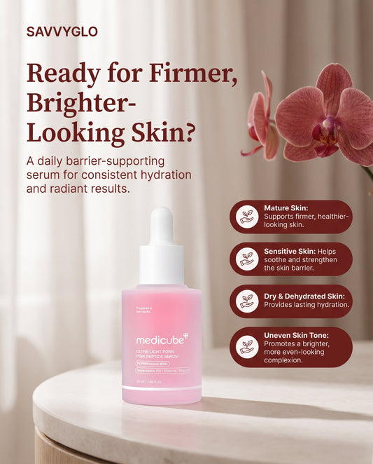 PDRN Pink peptide serum key benefits
