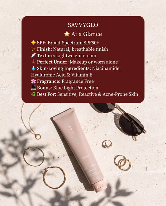 At a glance Pretty in zinc SPF50+ Dreamscreen 75ml