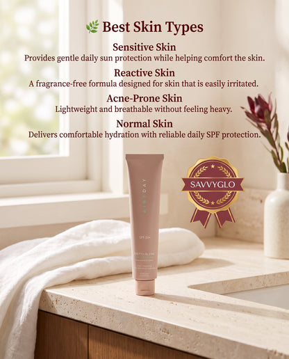 Pretty in zinc SPF50+ Dreamscreen 75ml skin types