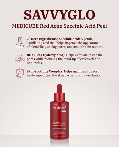 Red Acne Succinic Acid Peel ingredients