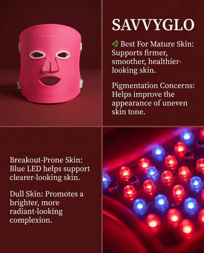 Bright On LED Face Mask skin types