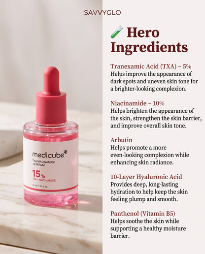 TXA Niacinamide 15 Serum ingredients