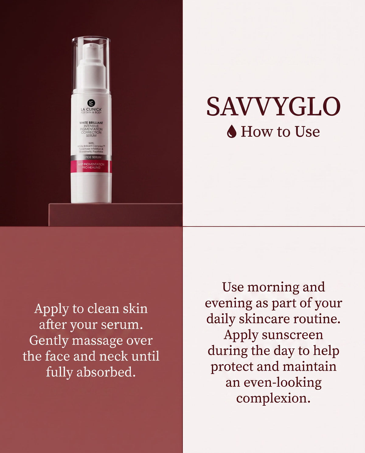 How to use Brightening Moisture Cream