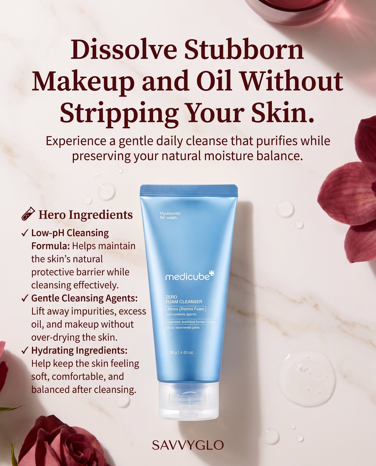 Zero Foam Cleanser ingredients