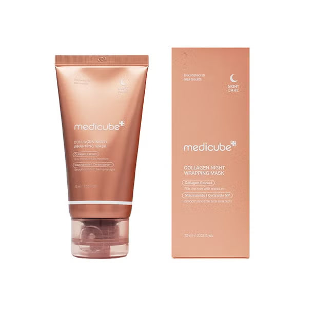 Medicube Collagen Night Wrapping Mask facial skincare mask — available from SavvyGlo

