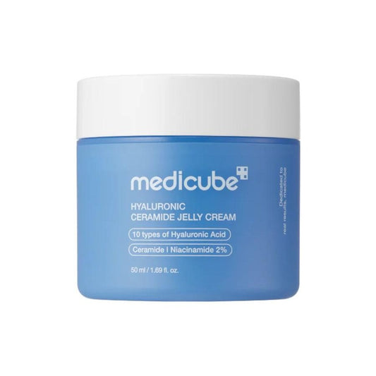 Medicube Hyaluronic Ceramide Jelly Cream facial moisturiser — available from SavvyGlo