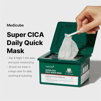 Medicube Super Cica Daily Quick Mask Key benefits
