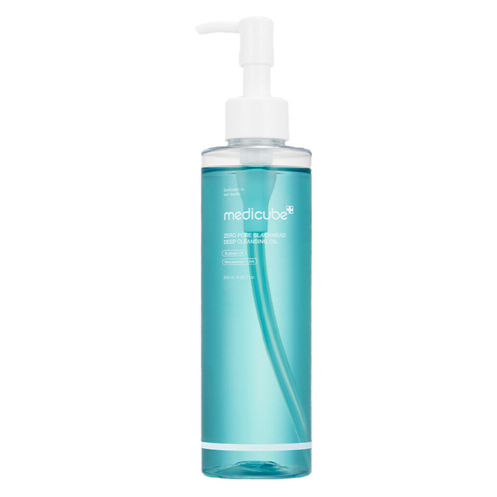 Medicube Zero Pore Blackhead Deep Cleansing Oil bottle for pore and blackhead care