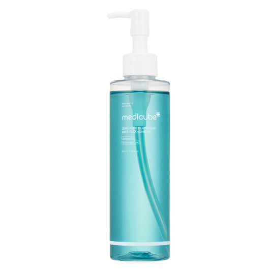 Medicube Zero Pore Blackhead Deep Cleansing Oil bottle for pore and blackhead care
