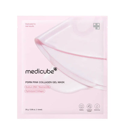 Medicube PDRN Pink Collagen Gel Mask facial skincare mask — available from SavvyGlo