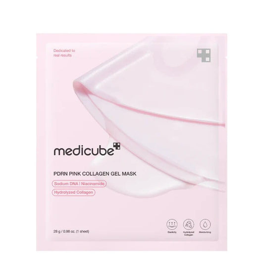 Medicube PDRN Pink Collagen Gel Mask facial skincare mask — available from SavvyGlo