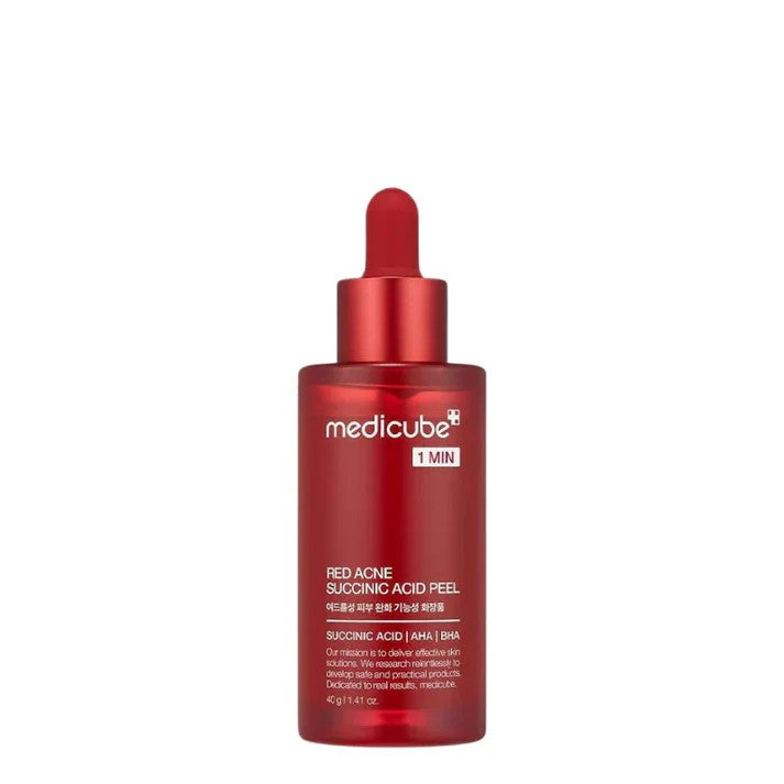 Medicube Red Acne Succinic Acid Peel facial skincare peel — available from SavvyGlo