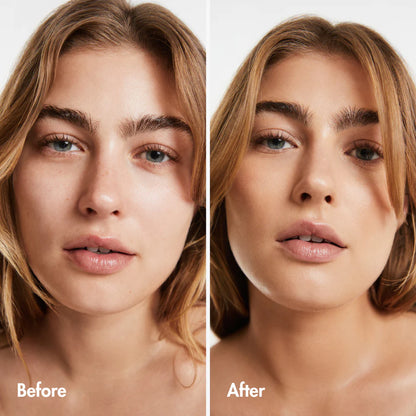 Smooche color changing foundation woman showing product