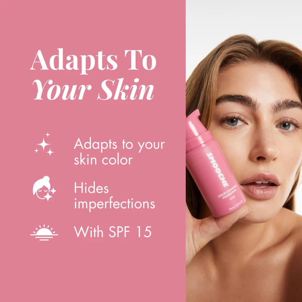 Smooche color changing foundation all skin types